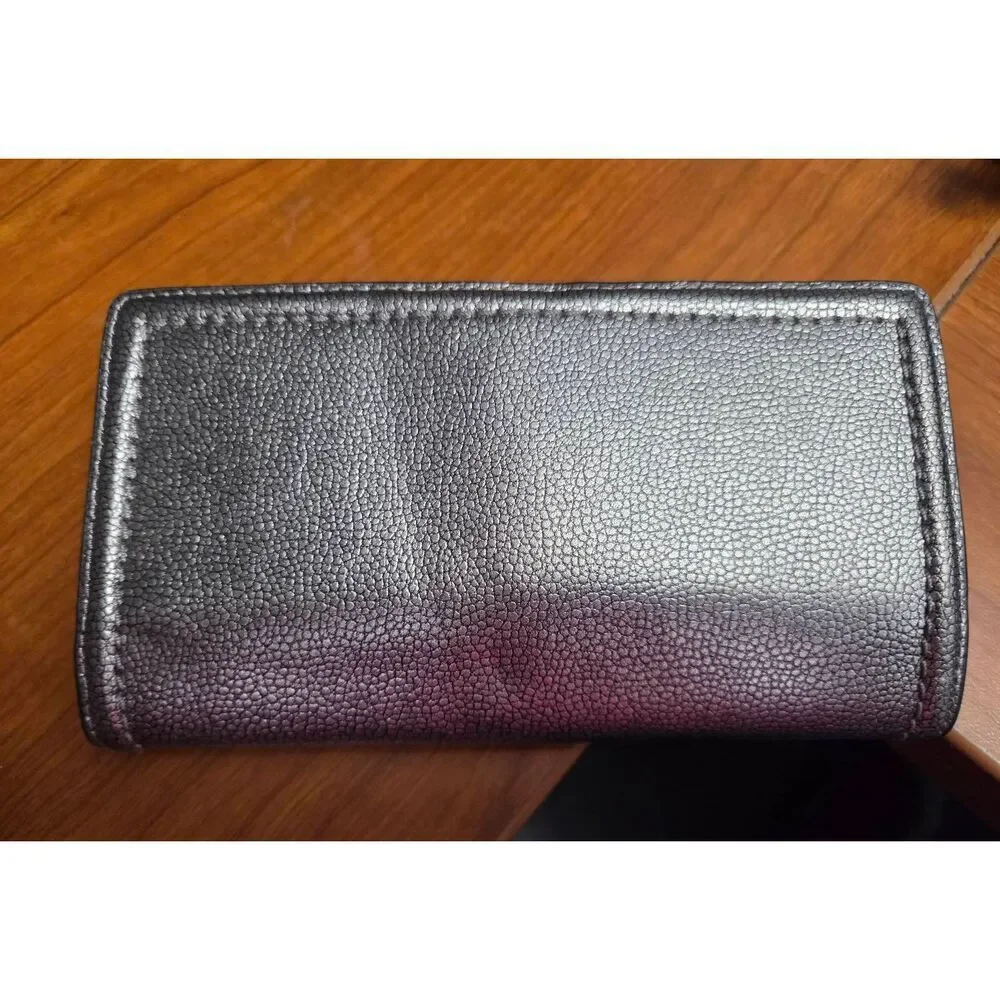 Kate Spade Silver Pebbled Braylon Wallet